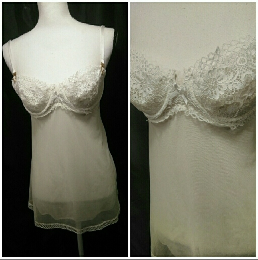 VICTORIA'S SECRET | [NwoT]Ivory Mesh Chemise!